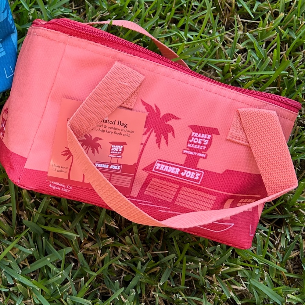 Trader Joe’s Mini Cooler in orange!! New with tag